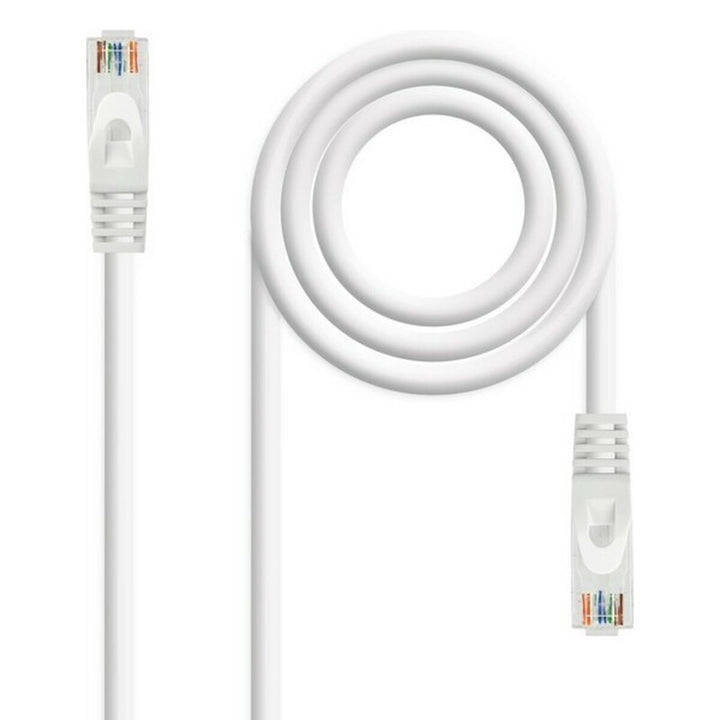UTP Category 6 Rigid Network Cable NANOCABLE 10.20.1803-W LSZH (3 m) White-0
